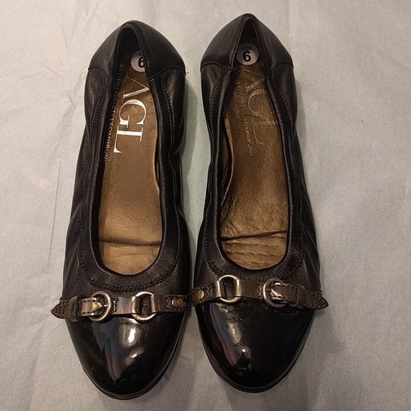 Attilio Giusti Leombruni Cap Toe Ballet Flats Sz 6 - Picture 2 of 4